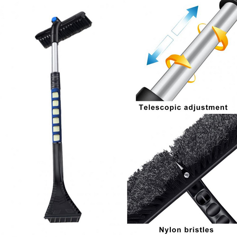 Ξύστρα πάγου Περιστρεφόμενη κεφαλή βούρτσας βούρτσα χιονιού Αυτόματο φτυάρι απόψυξης παρμπρίζ