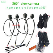 Κάμερα αυτοκινήτου 360 για αυτοκίνητο Σύστημα 3D WDR Surround View Συσκευή εγγραφής DVR 4 καναλιών Σύστημα επιτήρησης αυτοκινήτου Αξεσουάρ Ενσωματωμένο Android 360