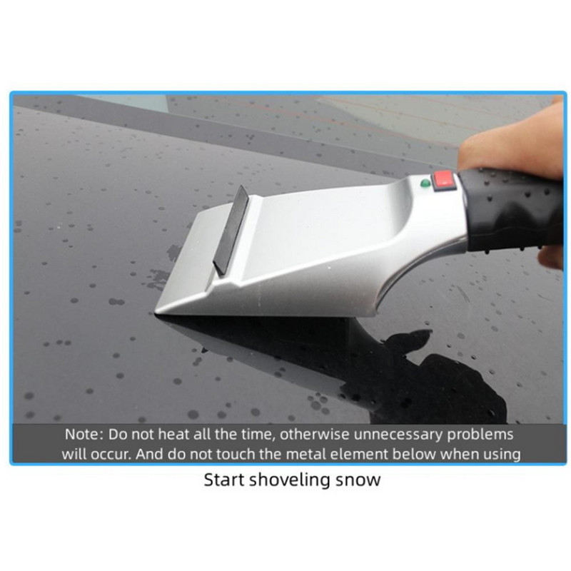 Auto lumelabidas elektriline soojendus Jääkaabits Sõiduki esiklaasi puhastustööriist Automaatne jäätumise eemaldaja puhastusvahend talvine auto lisavarustus