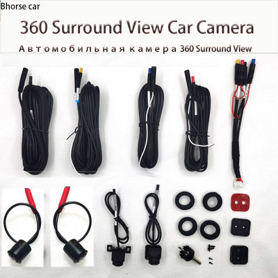 360° panoramska kamera 1080p 720p HD stražnja prednja lijeva desna 360 Bird View sustav 4 kamere za univerzalni 360 auto radio