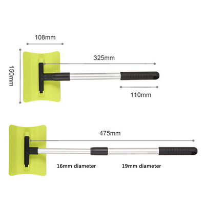 Racletă de gheață pentru mașină Parbriz telescopic automat Dispozitiv de îndepărtare a zăpezii Parbriz pentru vehicule de iarnă Dispozitiv de îndepărtare a zăpezii Perie Lopată