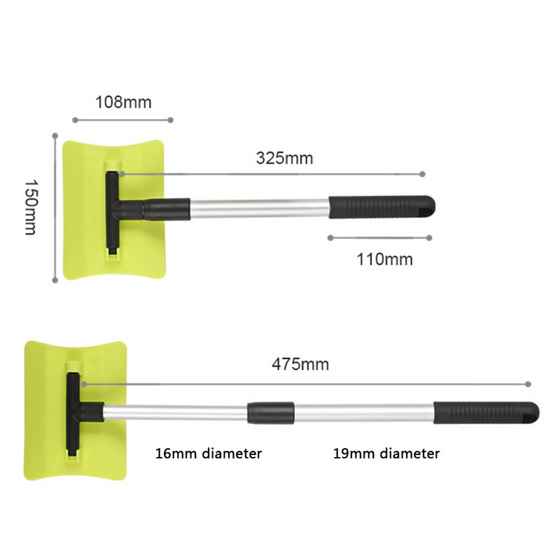 Racletă de gheață pentru mașină Parbriz telescopic automat Dispozitiv de îndepărtare a zăpezii Parbriz pentru vehicule de iarnă Dispozitiv de îndepărtare a zăpezii Perie Lopată