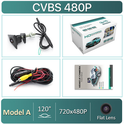 Greenyi AHD 170 grade 1080P Fisheye Lens CCD Vedere frontală înainte Logo Camera pentru VW Passat Golf/ Polo/Tiguan/Jetta Polar