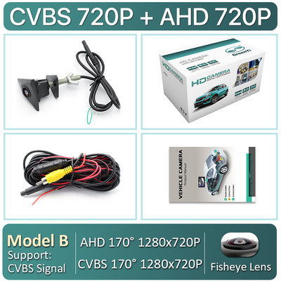 Greenyi AHD 170 grade 1080P Fisheye Lens CCD Vedere frontală înainte Logo Camera pentru VW Passat Golf/ Polo/Tiguan/Jetta Polar