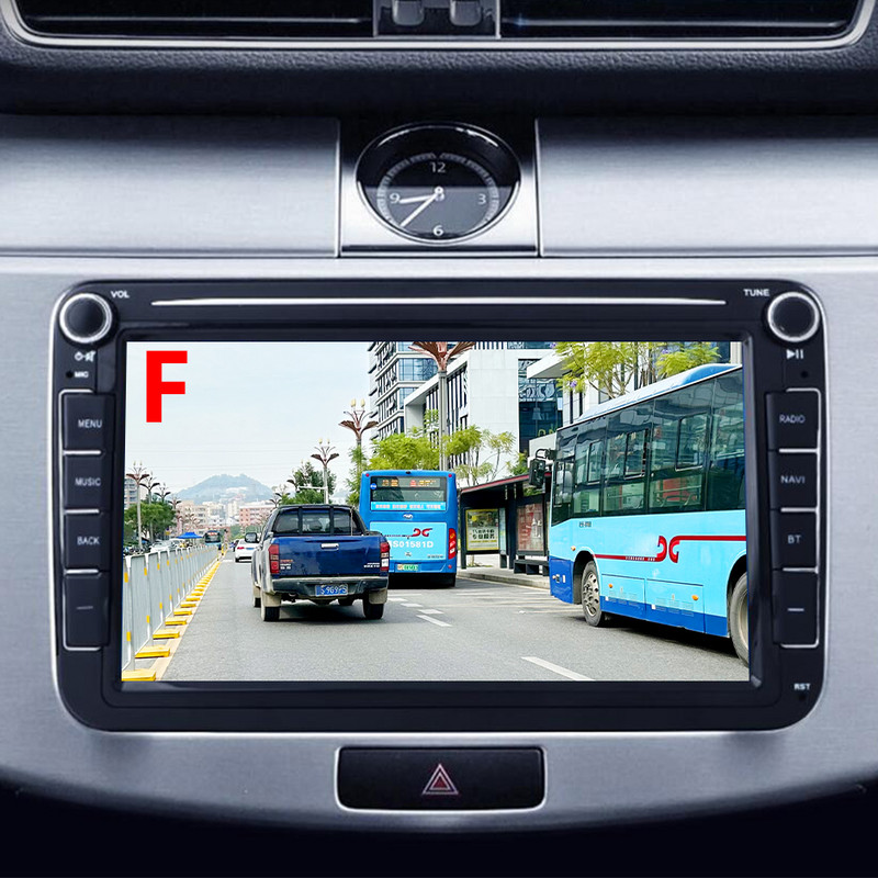 Greenyi AHD 170 grade 1080P Fisheye Lens CCD Vedere frontală înainte Logo Camera pentru VW Passat Golf/ Polo/Tiguan/Jetta Polar