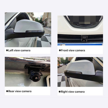 Universal 3D Bird View κάμερα Surround 360 μοιρών AHD 1080P Πίσω / Μπροστινό / Αριστερά / Δεξιά αξεσουάρ για αυτοκίνητο Android Radio