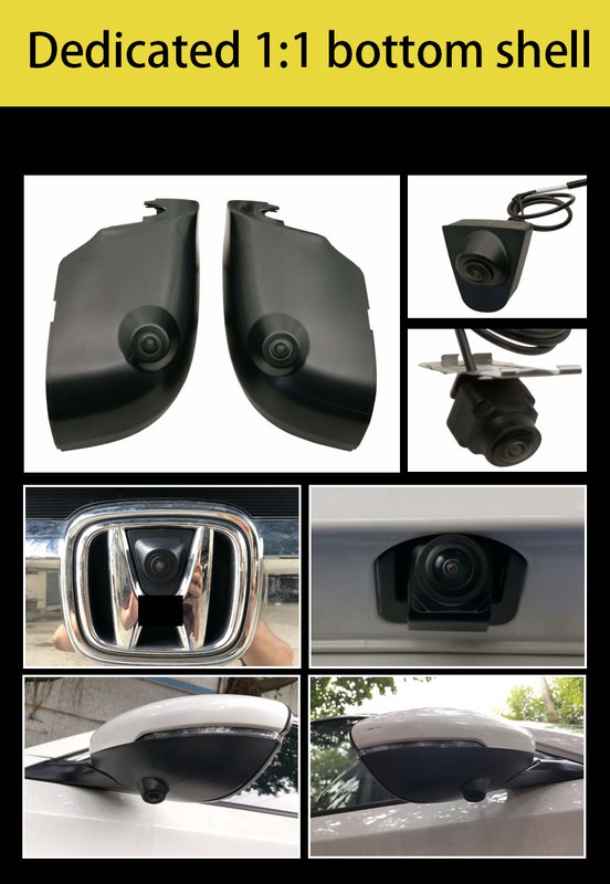 Kohaldatav Honda autoseeria 360 panoraamkaamera jaoks. Spetsiaalne kest 1:1 vorm esi-, taga-, vasaku- ja parempoolse jaoks