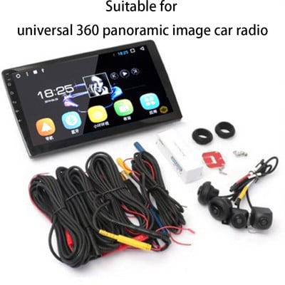 Android multimedia camera Universal 360° Surround View Car camera 360 degree Panoramic front rear left right cameras For Car GPS