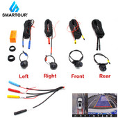 Cameră panoramică 360° AHD 1080P Spate / Față / Stânga / Dreapta Accesorii panoramice 360 pentru Radio Android auto Android 10 și 2+32G