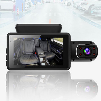1080P Dash Cam μπροστινή και καμπίνα με διπλό φακό κάμερα αυτοκινήτου 3\