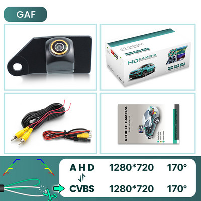 GreenYi 170° HD 1080P automobilio galinio vaizdo kamera, skirta Mitsubishi Jin Xuan (ASX) 2011–2014 m. naktinio matymo atbulinės eigos 4 kontaktų transporto priemonei