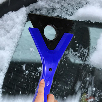 Автомобилна лопата за сняг Зъби за бръснене на лед Неплъзгаща се дръжка Размразяване на автоматична лопата за размразяване на предното стъкло Стъргалка за лед Инструмент за почистване на автомобили