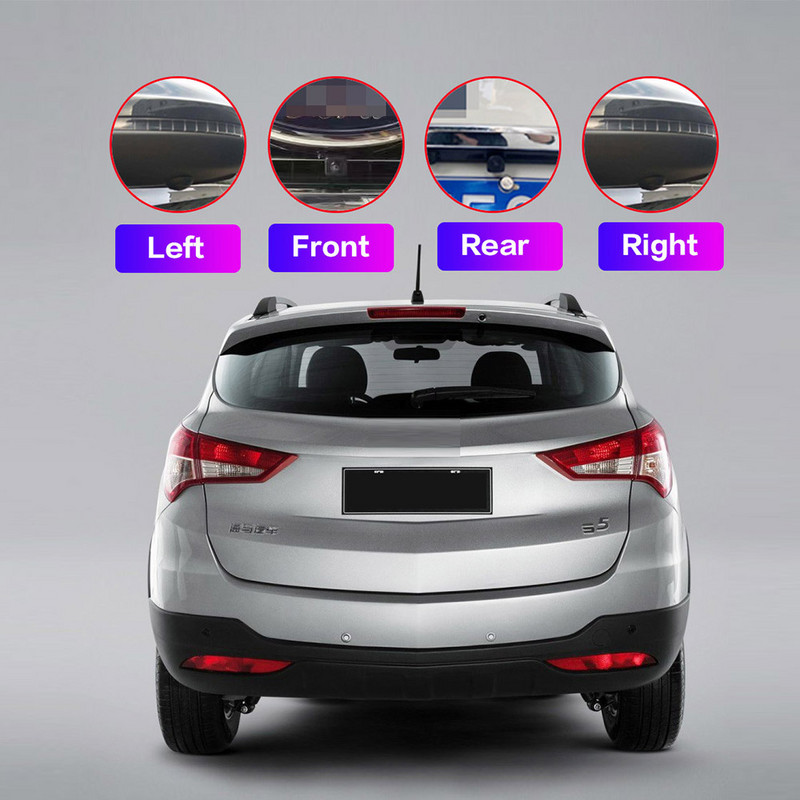 Smartour 360 Cameră pentru mașină Bird Around View laterală AHD 720P 1080p 3D Multi-unghi fără sudură Cameră HD panoramică pentru mașină Android Monitor