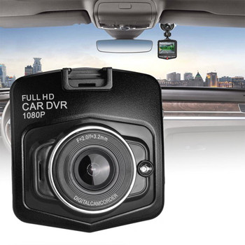 Въртящ се на 360° охранителен рекордер за нощно виждане, HD G сензор SUV Автомобилен DVR Мини LCD дисплей