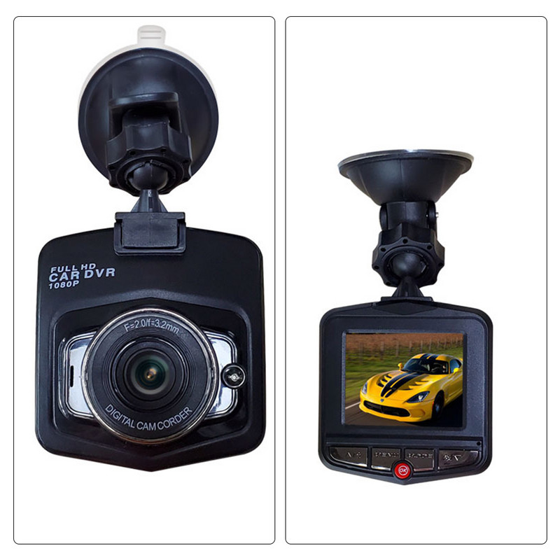 360° pöörlev turvalisus öise nägemisega sõidusalvesti HD G sensor maastur auto DVR mini LCD ekraan