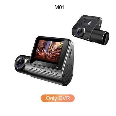 Car Dash Cam recorder Auto DVR full HD 1080P lentilă duală Modul GPS Track recorder WiFi Monitor parcare
