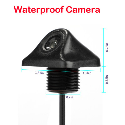 Kamera za stražnji pogled za novi automobil iz 2021., univerzalna kamera za noćno gledanje, pomoćna kamera za parkiranje, vodootporna kamera za vožnju unatrag, 170° širokokutna HD slika u boji