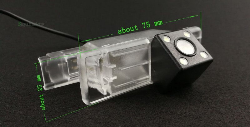 Juhtmeta auto CCD tagumine kaamera kalasilm 4 8 12 LED Dynamic Night For Peugeot 2008 208 301 307 3008 406 407 408 508 607 806 807 RCZ