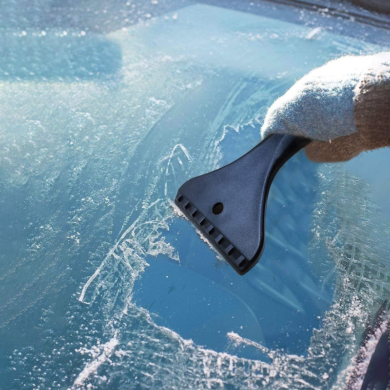 Perie de zăpadă din sticlă pentru gheață de parbriz de mașină, extensibilă din oțel inoxidabil, instrument de curățare a zăpezii, accesorii pentru spălarea măturii