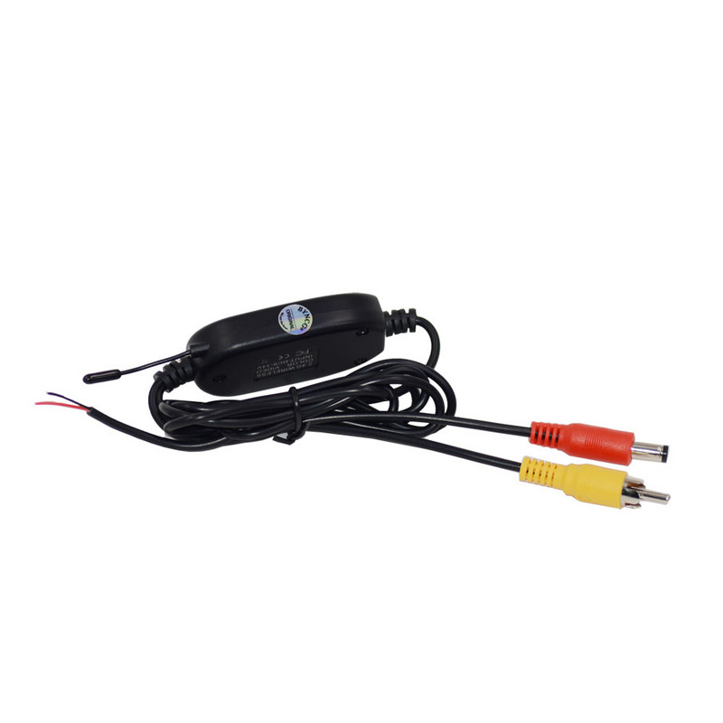 Cameră retrovizoare fără fir de 2,4 Ghz Transmițător video RCA și kit receptor pentru monitorul retrovizoare auto Transmițător și receptor FM