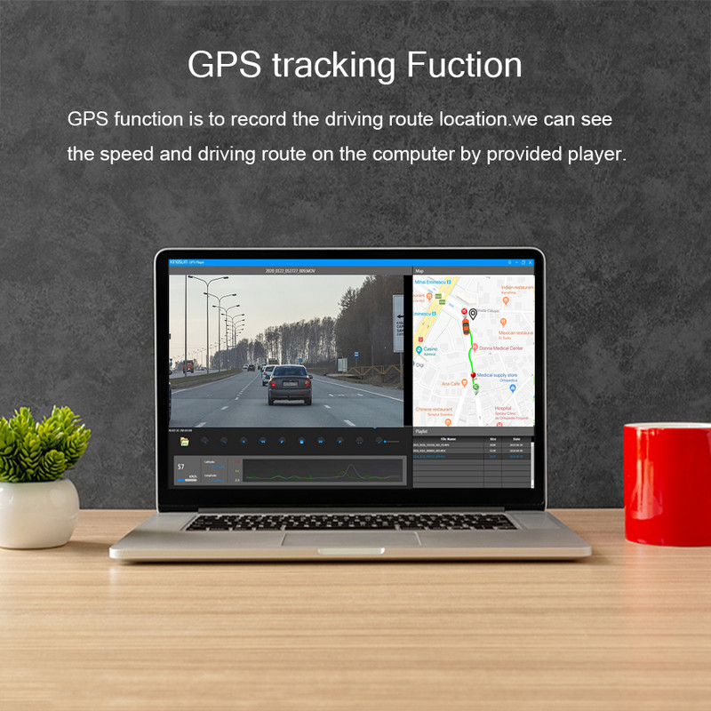 Anfilite HD 4K Car Dash Κάμερα WiFi Car DVR Sony Sensor 2160P Dashcam εγγραφής βίντεο Εγγραφή νυχτερινή έκδοση Οθόνη στάθμευσης