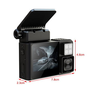 2K DVR αυτοκινήτου Dual 1080P Dash Cam Novatek 96675 Εγγραφή βίντεο WIFI Registrar Υπέρυθρη κάμερα νυχτερινής όρασης 24ωρη παρακολούθηση στάθμευσης