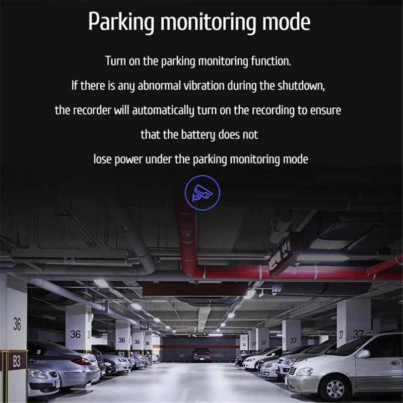 2K DVR auto Dual 1080P Dash Cam Novatek 96675 Video Recorder WIFI Registrar Cameră cu infraroșu cu viziune nocturnă Monitorizare parcare 24 de ore