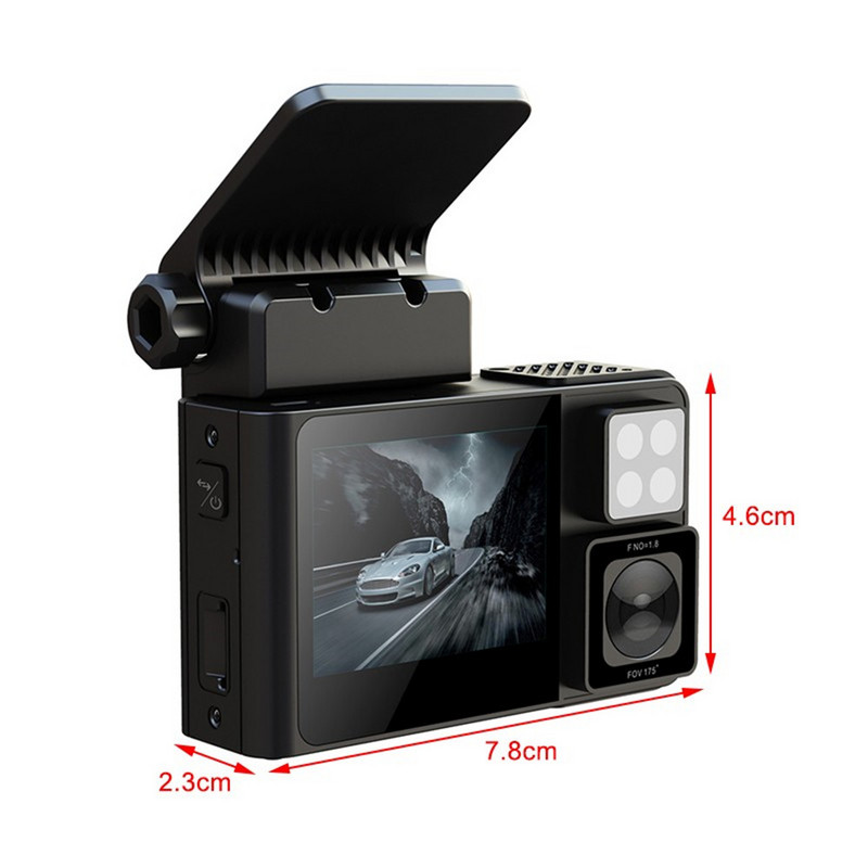 2K DVR auto Dual 1080P Dash Cam Novatek 96675 Video Recorder WIFI Registrar Cameră cu infraroșu cu viziune nocturnă Monitorizare parcare 24 de ore