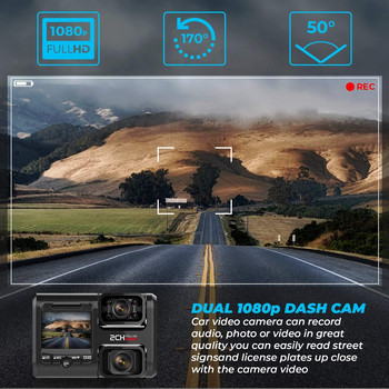4K+1080P Διπλές κάμερες κατά της σύγκρουσης μπροστά και στο αυτοκίνητο Αισθητήρας υπερύθρων WiFi+Νυχτερινή όραση+WDR GPS Εγγραφή βίντεο αυτοκινήτου ταξί