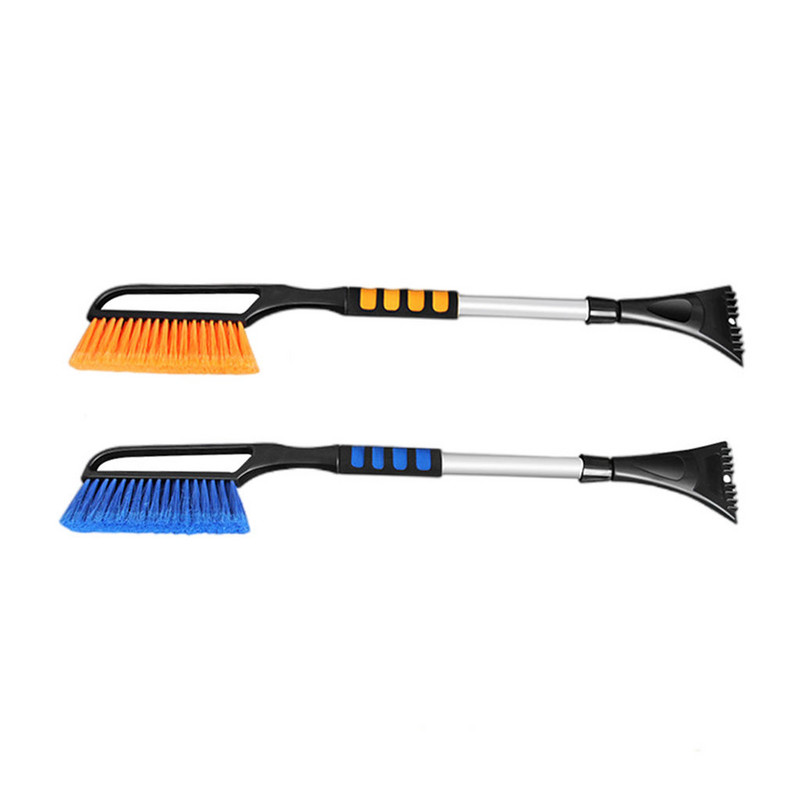 Automašīnu tīrīšanas birste Ledus skrāpis Noņemama sniega lāpstas birste Putekļu noņemšana Birste Auto Vējstikls Izvelkamais sniega birstes putu rokturis