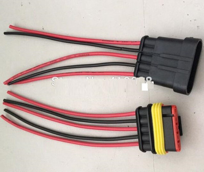 shhworldsea 1.5 komplekt 1/2/3/4/5/6 kontaktiga, isane veekindel elektrijuhtme kaabel auto pistik auto pistik