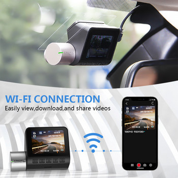 2-инчов 4K рекордер за шофиране 2160P+1080P Dual Cam Sprint Camera GPS тракер WiFi Dash Cam 24H паркинг Камера за нощно виждане Автомобилен DVR