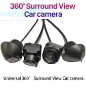 360° kamera automašīnai Iebūvēta 360° telpiskā skata funkcija ar 360 View APP 12 kontaktu stūra spraudnis Android radio aizmugurē