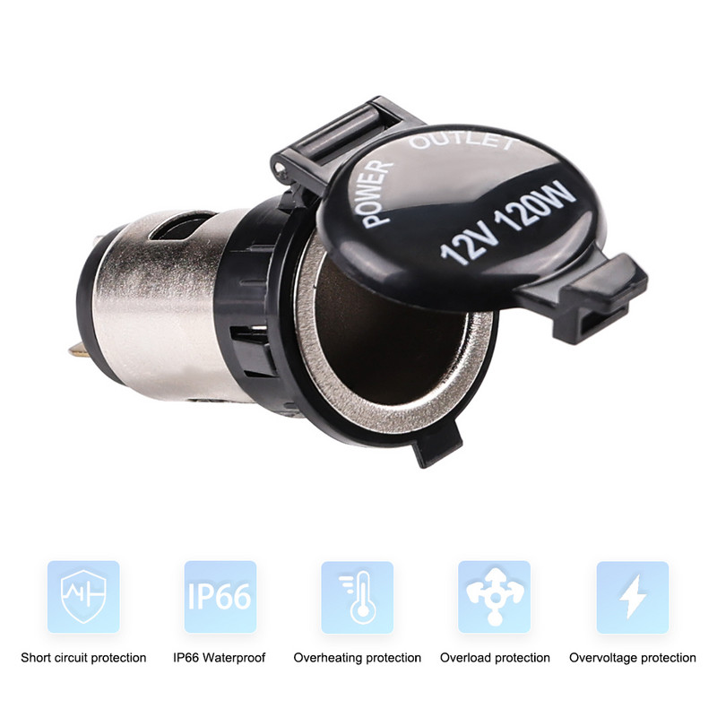12 V auto sigaretisüütaja pesa 120 W sigaretisüütaja toitepistik sigaretisüütaja pesa asendus sigaretisüütaja pesa Moto