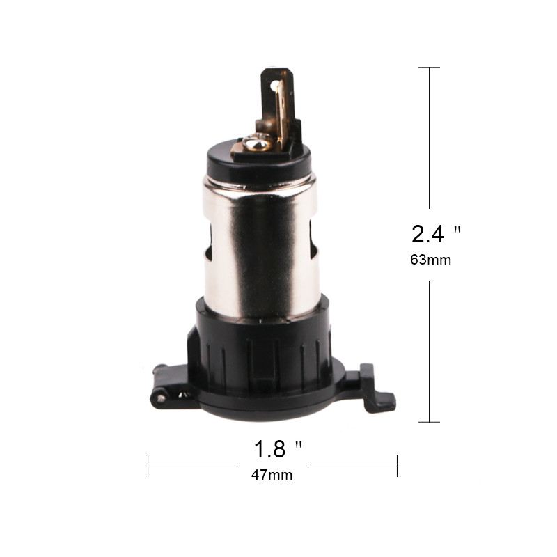 12 V auto sigaretisüütaja pesa 120 W sigaretisüütaja toitepistik sigaretisüütaja pesa asendus sigaretisüütaja pesa Moto