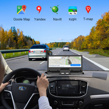 Anfilite 7 ιντσών πλοήγηση GPS RAM2GB ROM 32G 1080P Συσκευή εγγραφής βίντεο αυτοκινήτου Ταμπλό Android GPS Δωρεάν χάρτης με πίσω κάμερα