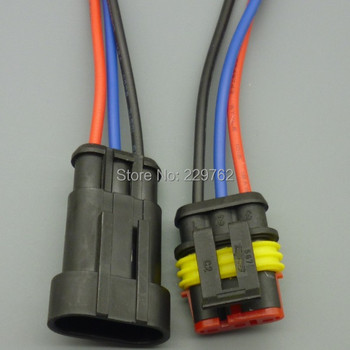 Shhworldsea Конектор за автоматичен кабел 1 2 3 4 5 6 начин 1P 2P 3P 4P 5P конектор за кола Мъжки и женски водоустойчив електрически конектор