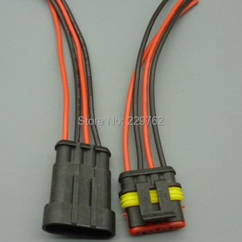 Shhworldsea Конектор за автоматичен кабел 1 2 3 4 5 6 начин 1P 2P 3P 4P 5P конектор за кола Мъжки и женски водоустойчив електрически конектор