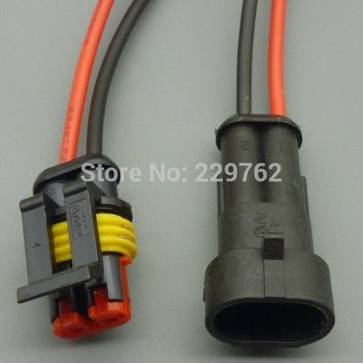 Shhworldsea Auto vezeték csatlakozó 1 2 3 4 5 6 Út 1P 2P 3P 4P 5P autós csatlakozó dugós vízálló elektromos csatlakozó dugó