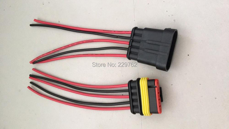 Shhworldsea Auto vezeték csatlakozó 1 2 3 4 5 6 Út 1P 2P 3P 4P 5P autós csatlakozó dugós vízálló elektromos csatlakozó dugó