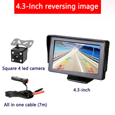 Imagine inversă HD 12V ușor de instalat Evitați cablul rupt Viziunea nocturnă Cameră cu monitor cu afișaj invers