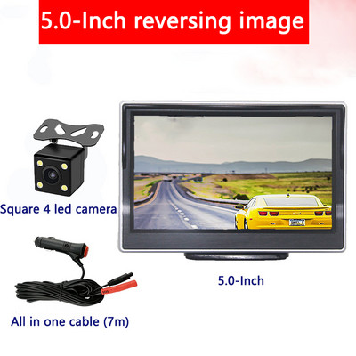 Imagine inversă HD 12V ușor de instalat Evitați cablul rupt Viziunea nocturnă Cameră cu monitor cu afișaj invers