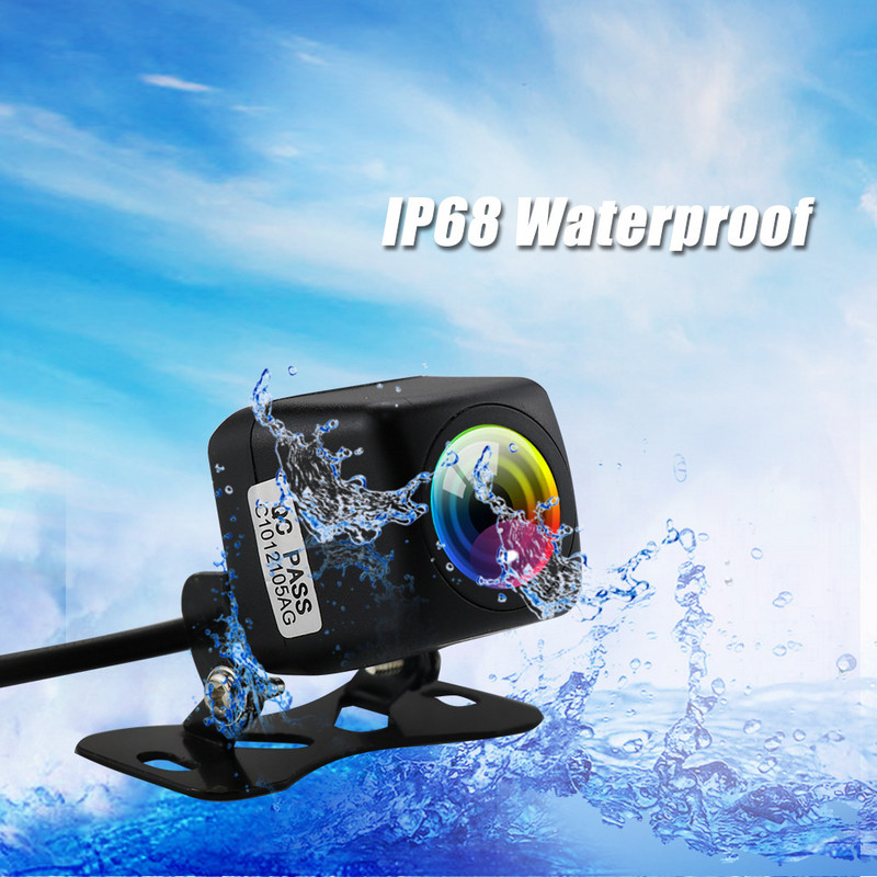 Oglindă retrovizoare pentru mașină 720P HD AHD Cameră de marșarier cu lumină Ied Cameră pentru mașină cu vedere pe timp de noapte