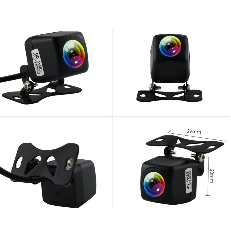 Oglindă retrovizoare pentru mașină 720P HD AHD Cameră de marșarier cu lumină Ied Cameră pentru mașină cu vedere pe timp de noapte