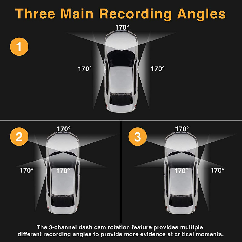 4 kanālu Full HD 4*1080P auto DVR WiFi paneļu kamera 8 IR gaismas auto furgons taksometra braukšanas video ierakstītājs 170° 24h autostāvvieta 256g krātuve