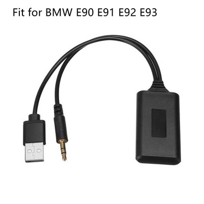 Automobilio belaidis Bluetooth modulis Music E93 3.5Mm imtuvas Aux E92, skirtas BMW USB E90 garso E91 pagalbiniam adapteriui