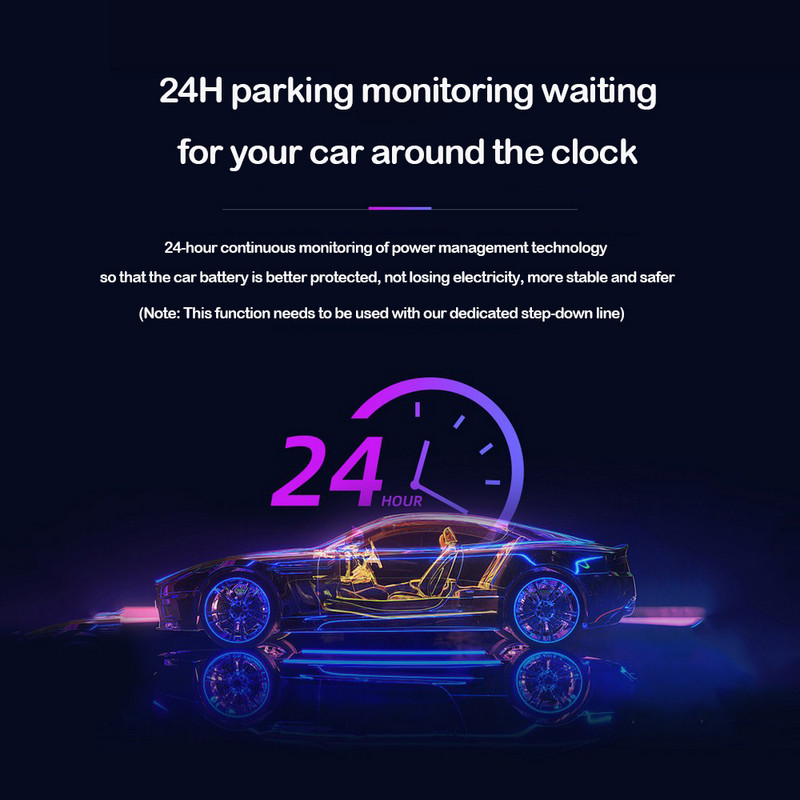 Νέο WiFi GPS Ultra HD Real 4K 3840*2160P Dual Lens Εγγραφή οδήγησης αυτοκινήτου DVR κάμερα χειρονομία Φωτογραφία IMX 335