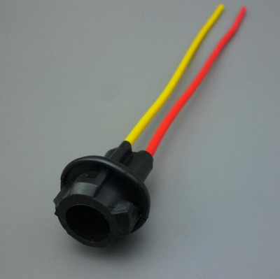 shhworldsea 2 τεμ. T10 W5W T5 Προσαρμογείς βάσης μαλακής λάμπας καλώδιο Βύσμα λάμπας LED Υποδοχή βάσης σφήνα Βύσμα λαμπτήρα