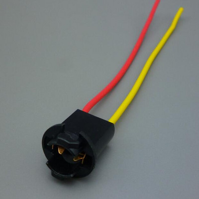 shhworldsea 2 τεμ. T10 W5W T5 Προσαρμογείς βάσης μαλακής λάμπας καλώδιο Βύσμα λάμπας LED Υποδοχή βάσης σφήνα Βύσμα λαμπτήρα