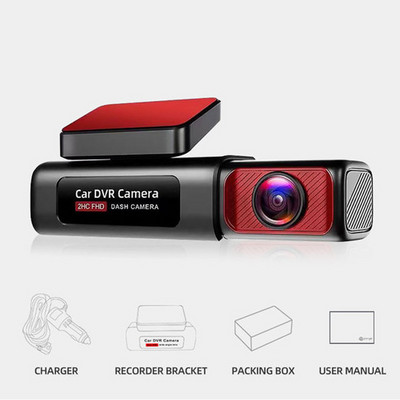 3K UHD Smart Car DashCam 1600P Ecran tactil DVR pentru mașină Înregistrator video rotativ pliabil de 3 inchi WIFI lentilă duală Viziune nocturnă Monitor 24 de ore